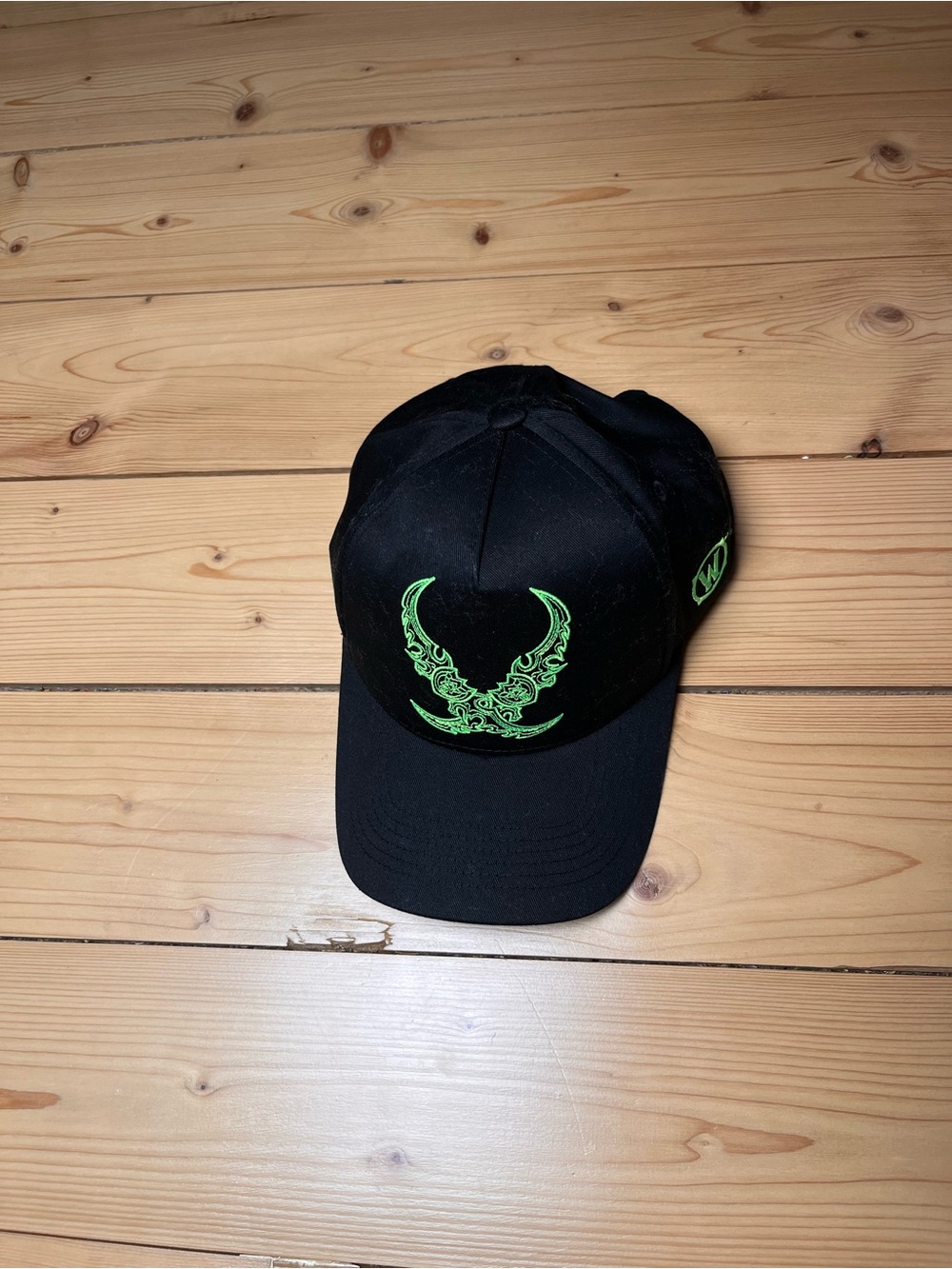 Blizzard Entertainment World of Warcraft Black Green Snapback Hat
